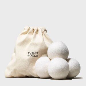 Public Goods, 4-Piece Wool Dryer Balls Set